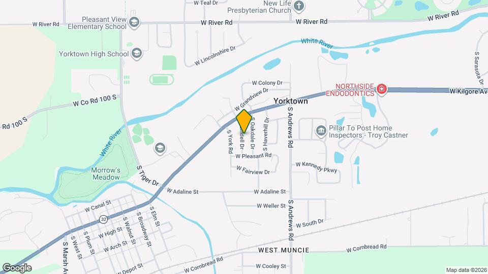 1704 S Lindell Dr Map and Location Details