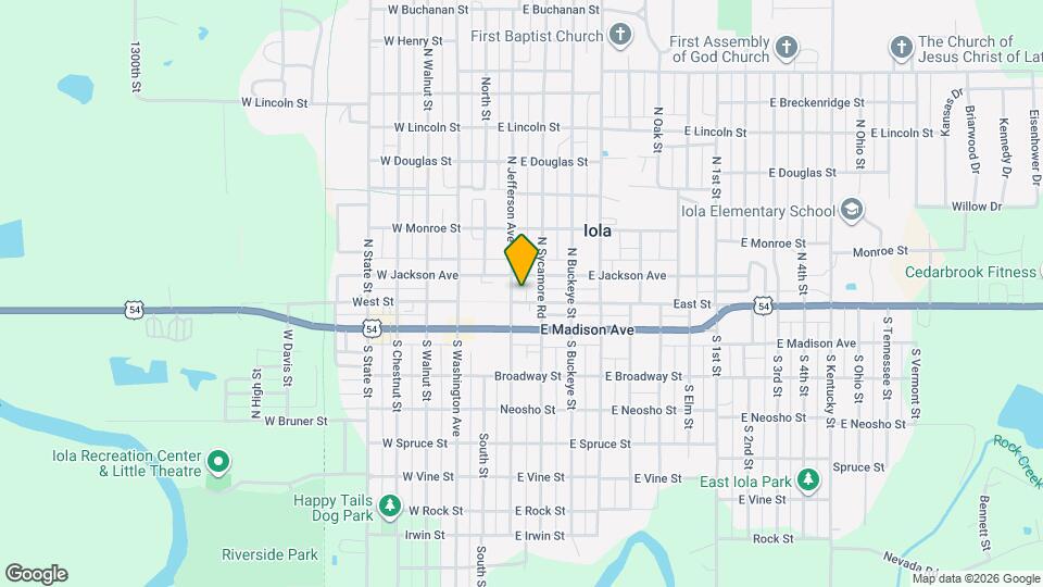 3 N Jefferson Ave, Unit 3N Jeff Apt #2 Map and Location Details