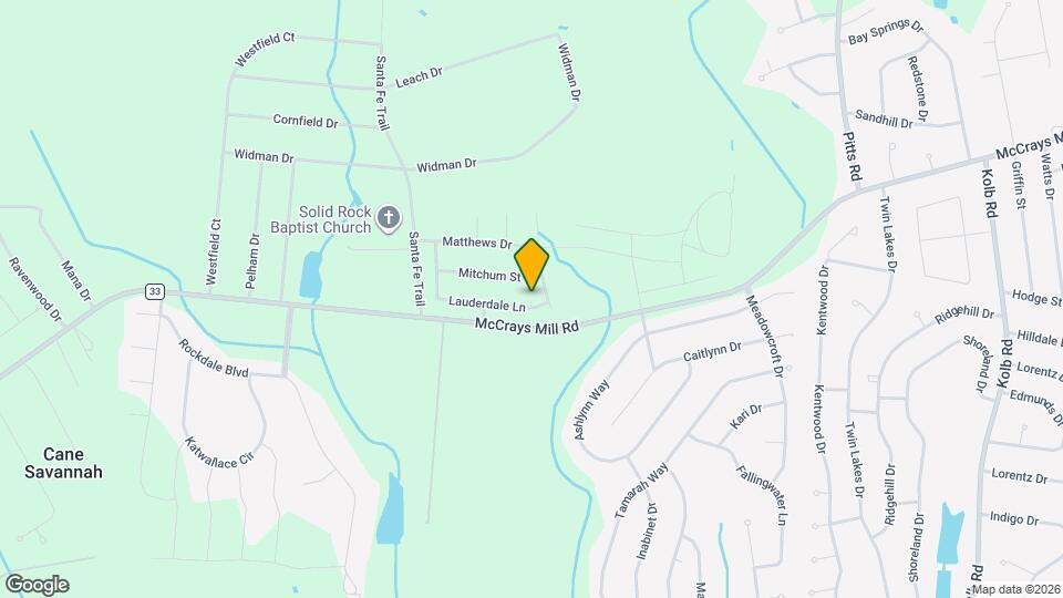 3215 Lauderdale Ln Map and Location Details