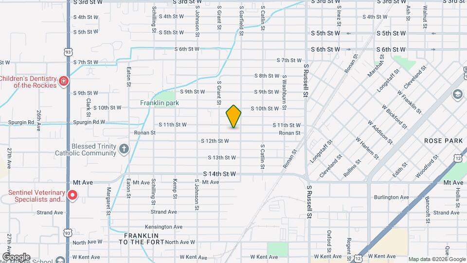 1817 S 11th St W Map and Location Details