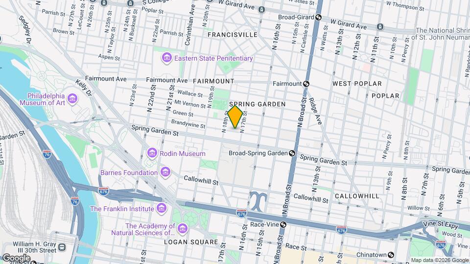 1735 Brandywine St Map and Location Details