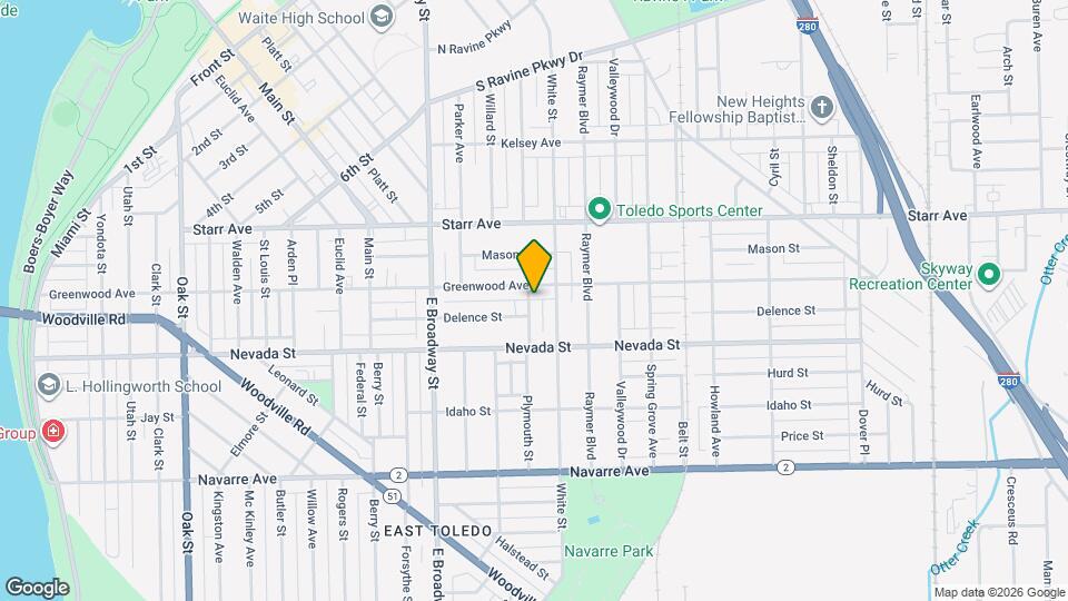 515 Plymouth St Map and Location Details