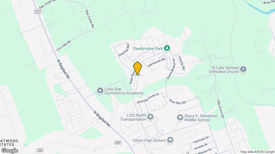 2713 Brushwood Mdw Map and Location Details