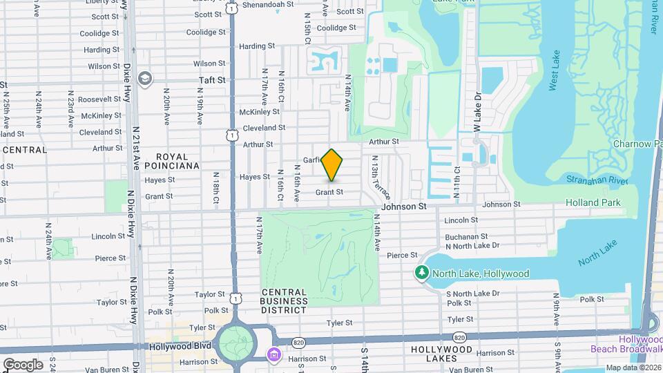 1445 Grant St Map and Location Details