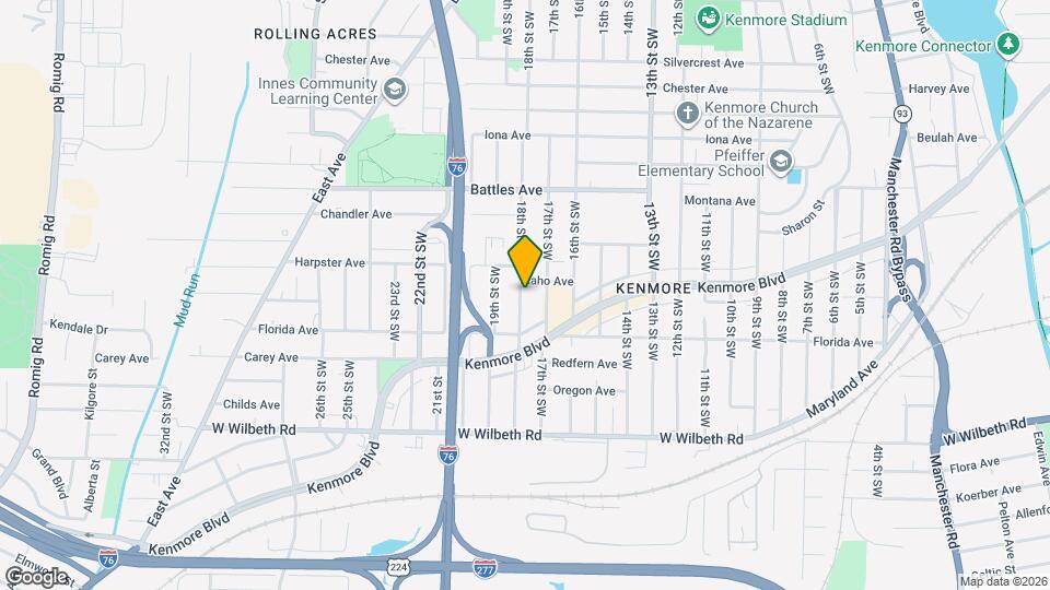 2211 18th St SW Map and Location Details