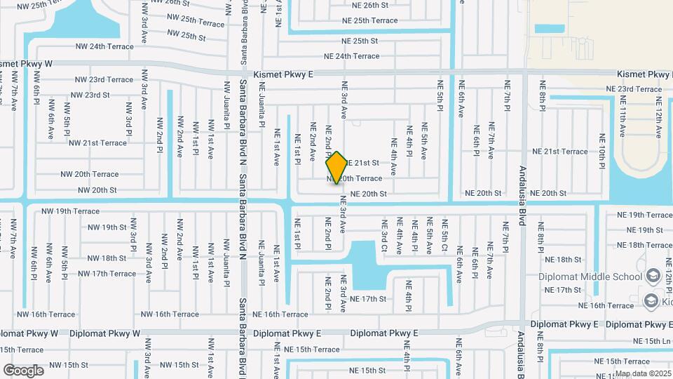 223 NE 20th St Map and Location Details