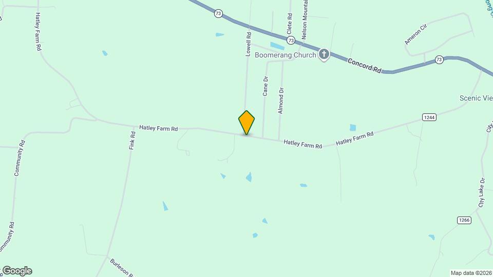 28364 Hatley Farm Rd Map and Location Details