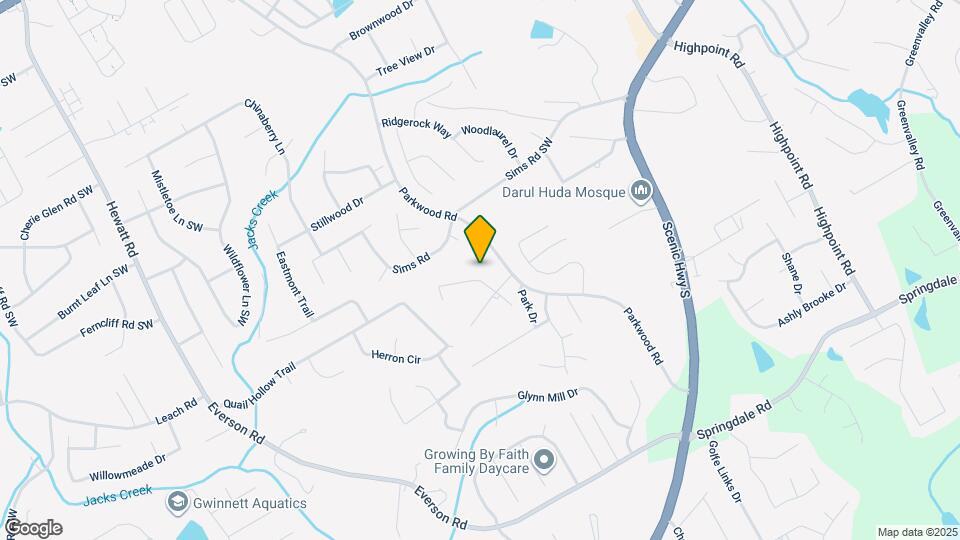 2820 Broxton Mill Ct Map and Location Details