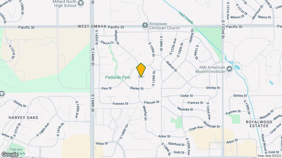 13930 Walnut Cir Map and Location Details