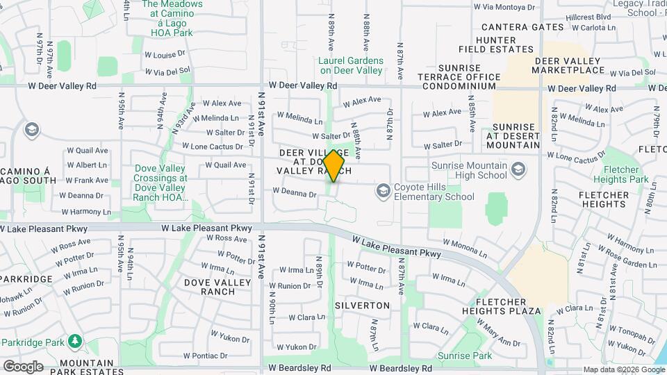 21228 N 88th Ln Map and Location Details