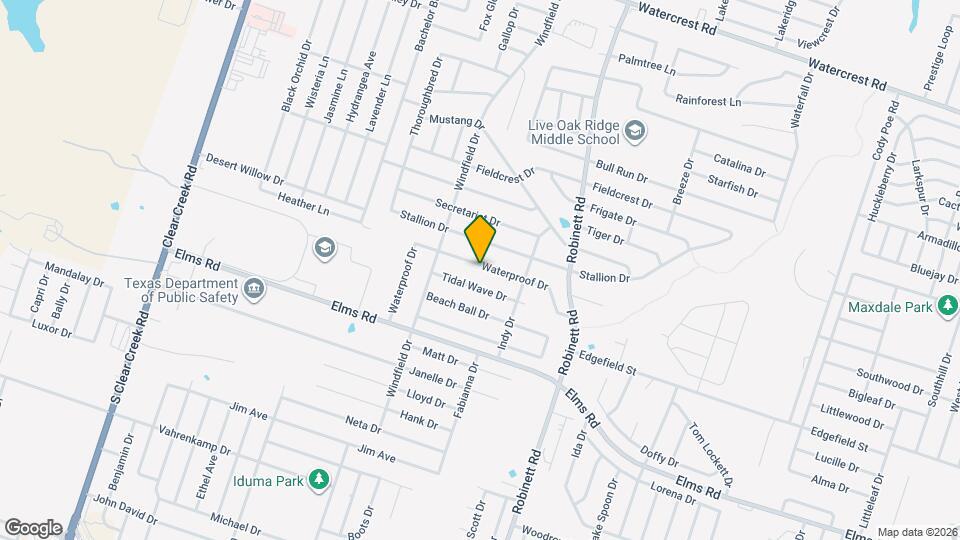 4304 Waterproof Dr Map and Location Details