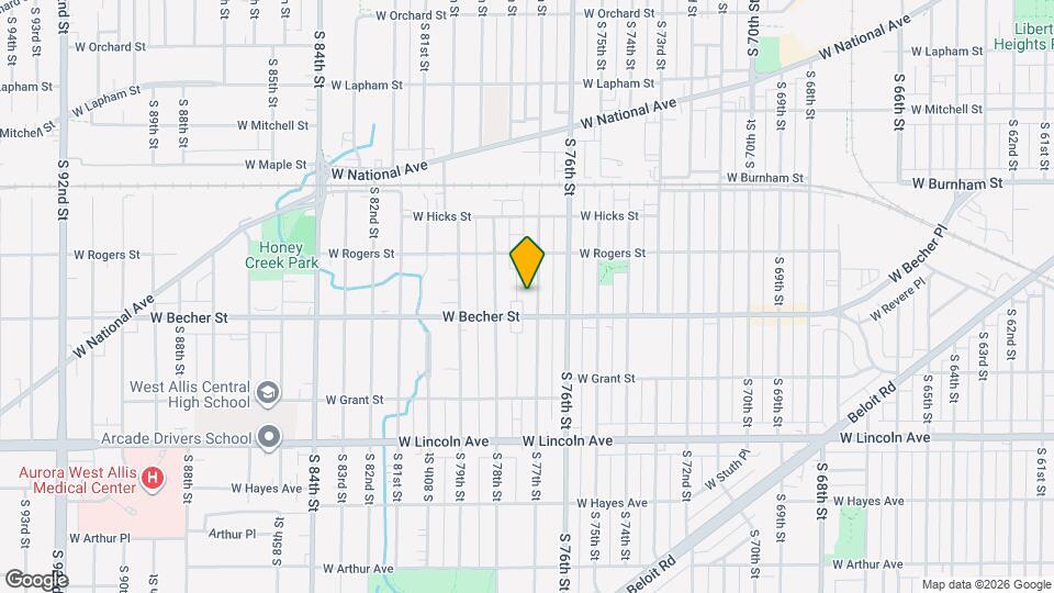 2055 S 77th St, Unit 2055 Lower Map and Location Details