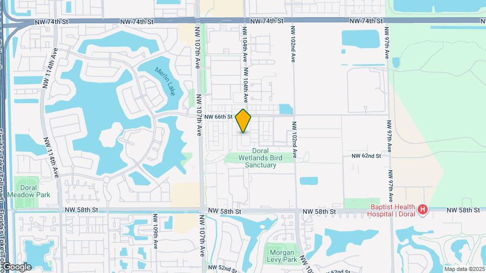 10422 NW 64th Terrace Map and Location Details