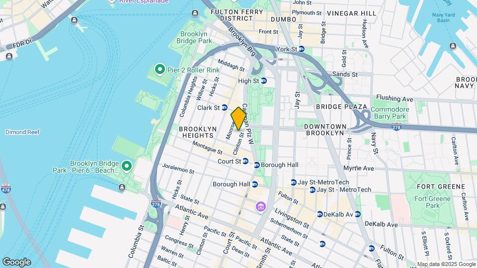 30 Clinton St Mapa y Detalles de la Ubicación