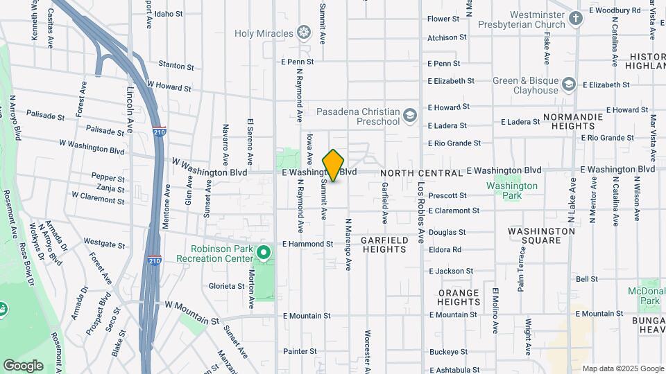 1286 N Summit Ave Map and Location Details