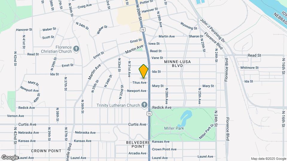 3020 Titus Ave Map and Location Details