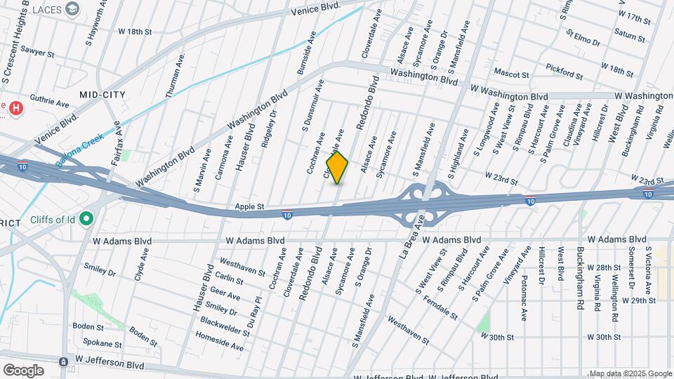 2401 Redondo Blvd Map and Location Details