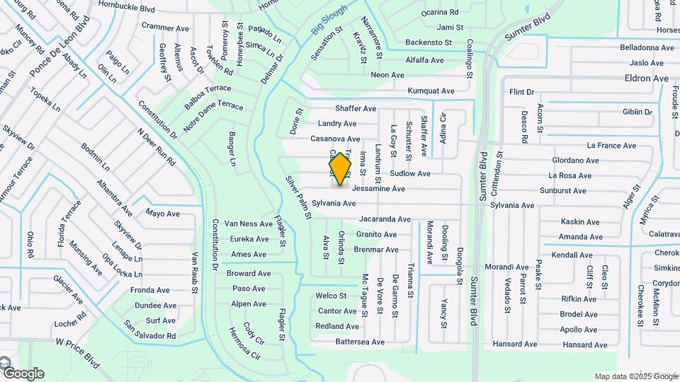 5747 Jessamine Ave Map and Location Details