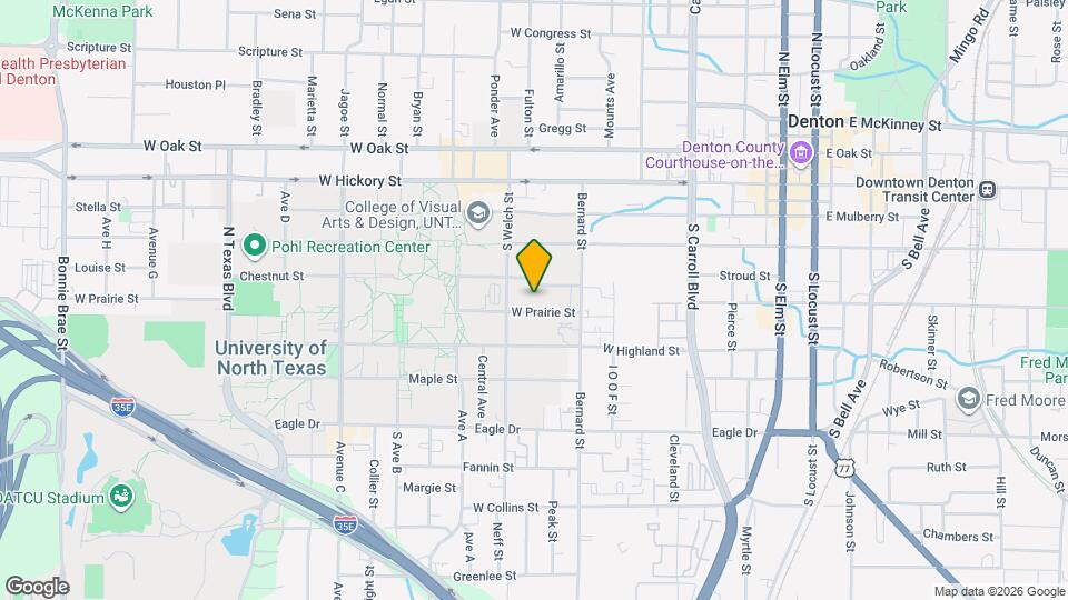 1010 W Prairie St Mapa y Detalles de la Ubicación