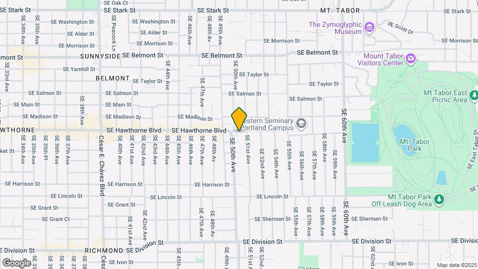 5028 SE Hawthorne Blvd Mapa y Detalles de la Ubicación