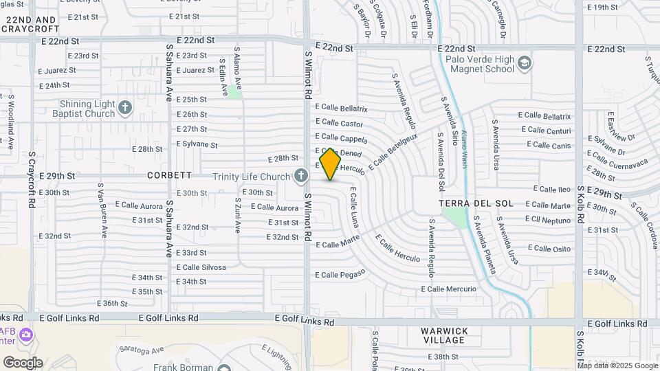 6334 E Calle Luna Map and Location Details