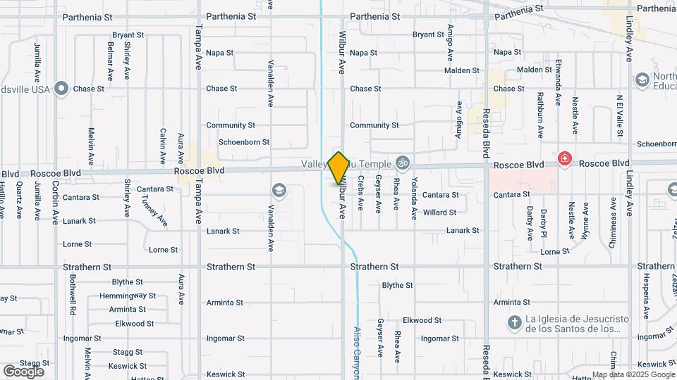 18900 Cantara St Map and Location Details