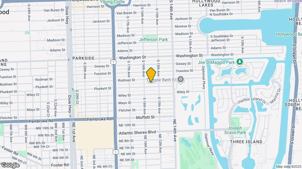 1535 Plunkett St Mapa y Detalles de la Ubicación