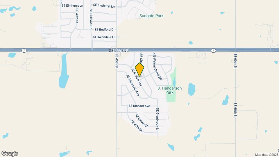4702 SE Drexel Dr Map and Location Details