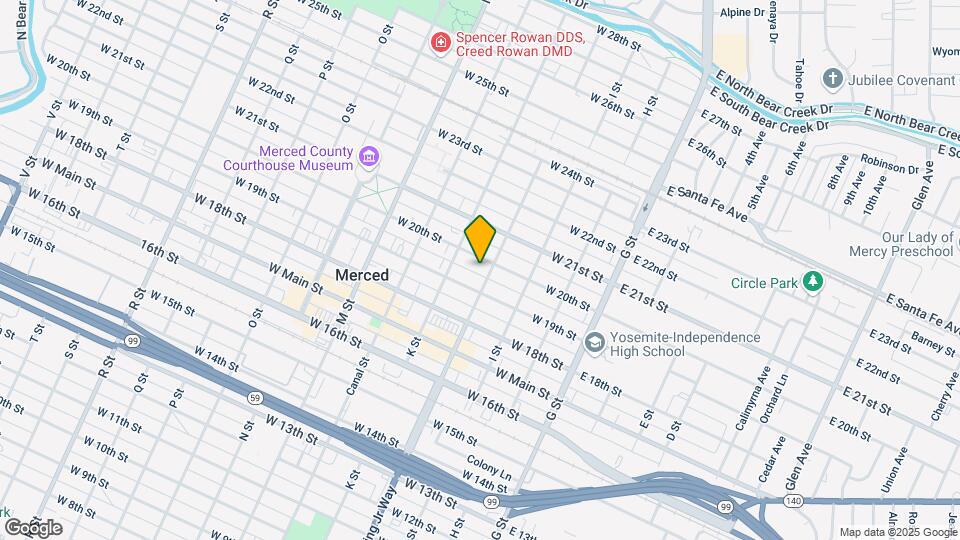 308 W 20th St Mapa y Detalles de la Ubicación