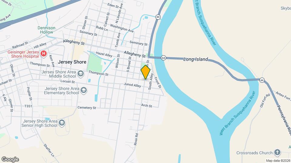 301 S Main St Map and Location Details