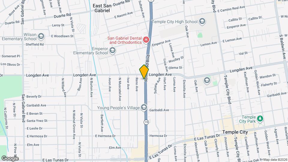 6251 Rosemead Blvd Mapa y Detalles de la Ubicación