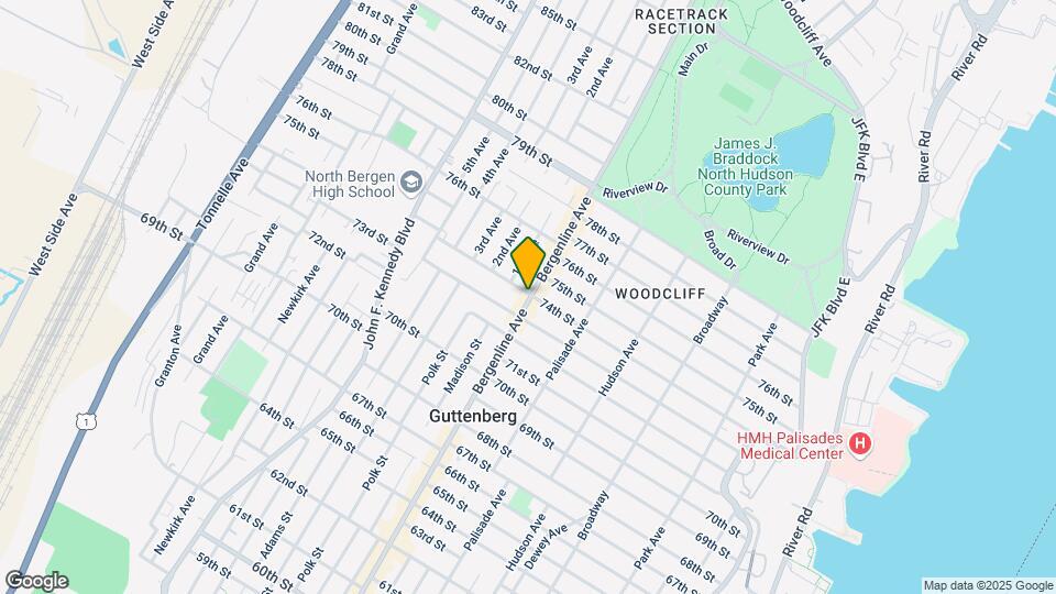 517 74th St Map and Location Details