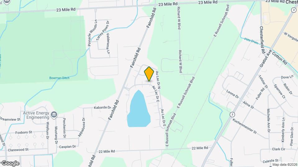 49584 Au Lac Dr E Map and Location Details