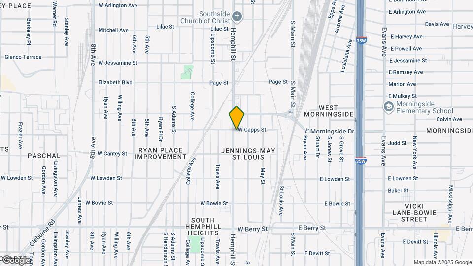 2701 Hemphill St Map and Location Details