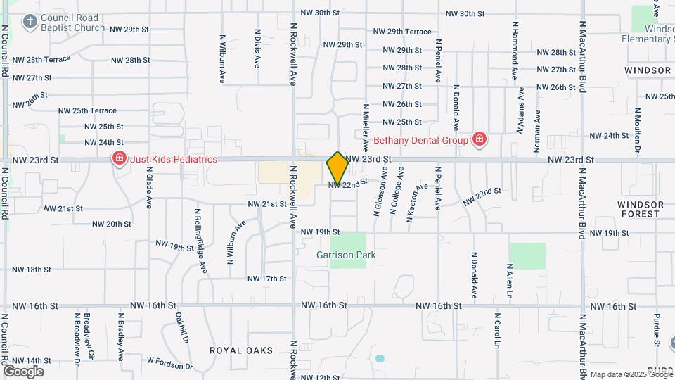 6820 NW 22nd St Map and Location Details