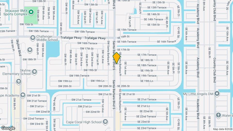 1817 Santa Barbara Blvd S Map and Location Details