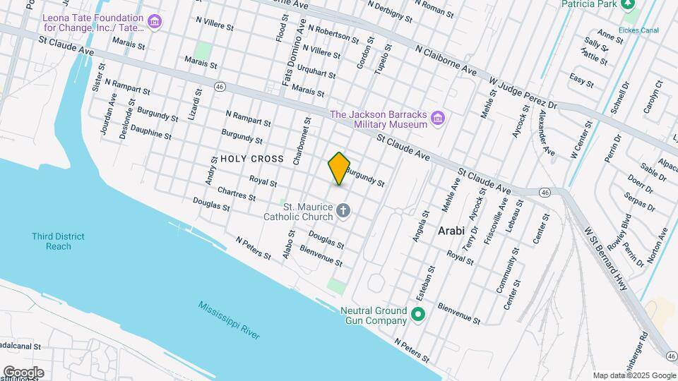 6118 Dauphine St, Unit 6118 Dauphine Street Map and Location Details