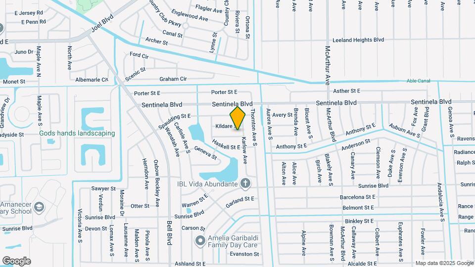 875 Kidvale St Map and Location Details