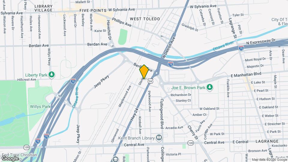 3396 Glenwood Map and Location Details