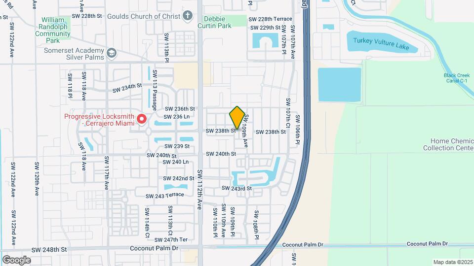 23801 SW 109th Pl Map and Location Details