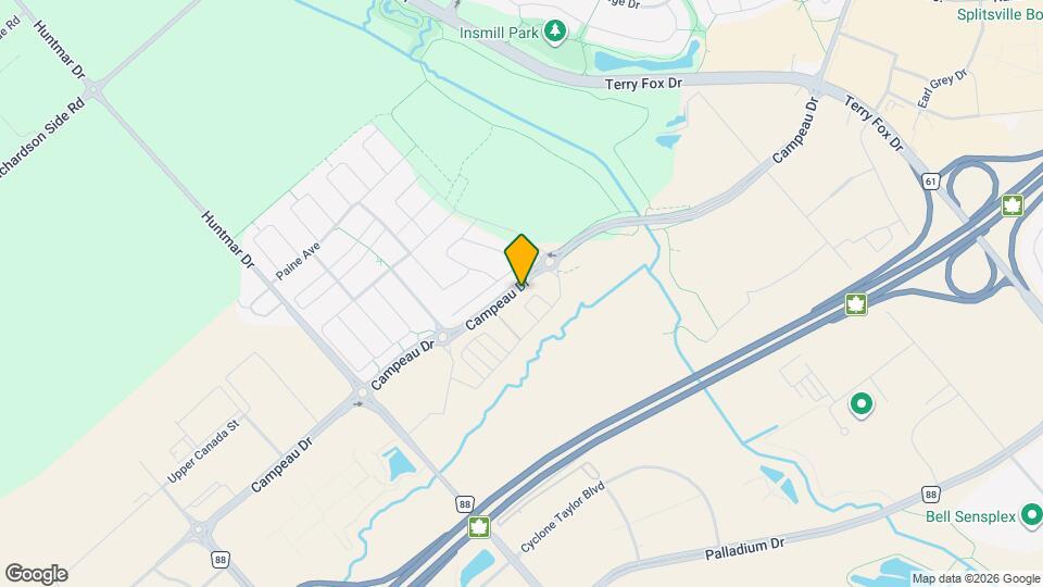 1213 Creekway Private Map and Location Details