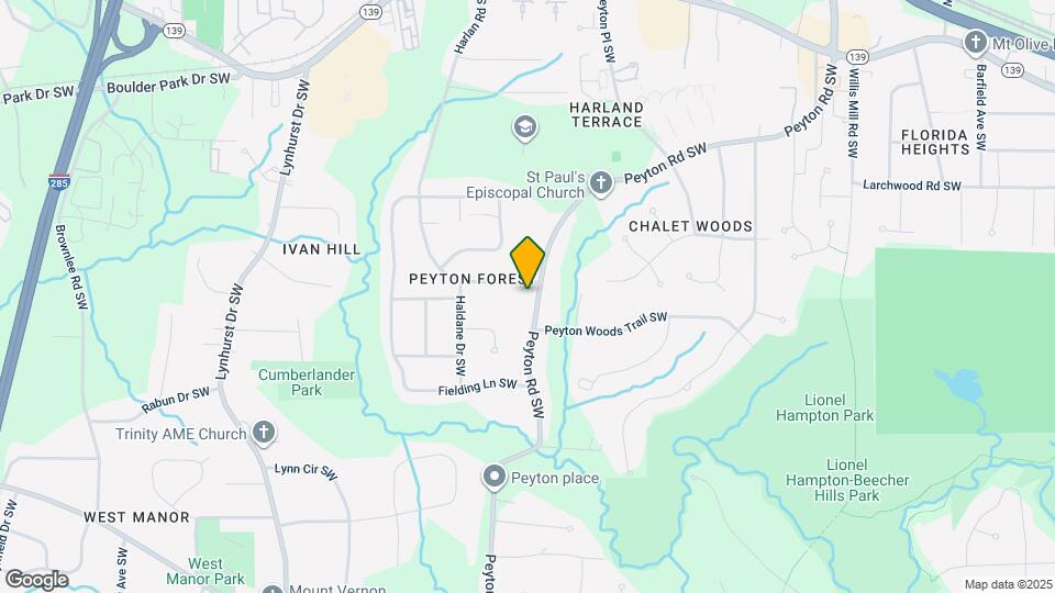 427 Peyton Rd SW Map and Location Details