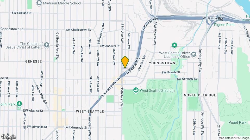4145 Fauntleroy Wy SW Map and Location Details