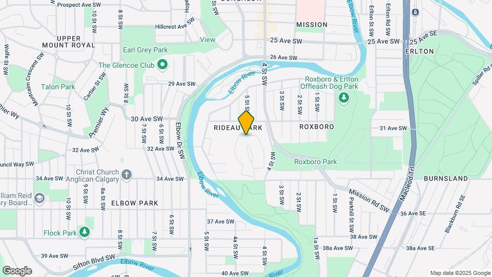 3315 Rideau Pl SW Map and Location Details