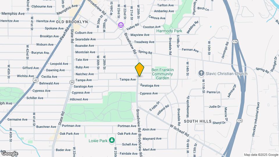 4527 Broadview Rd Map and Location Details