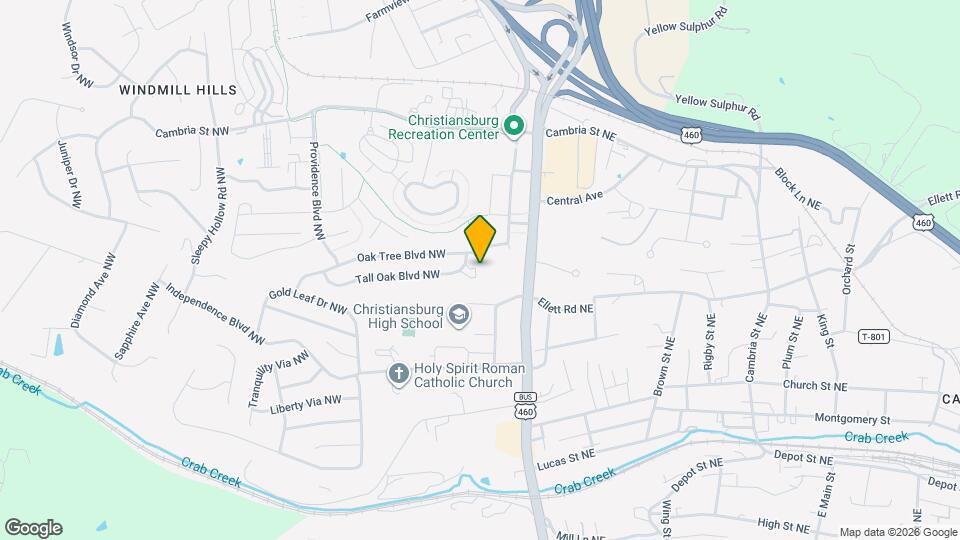 100 Tall Oak Blvd NW Map and Location Details