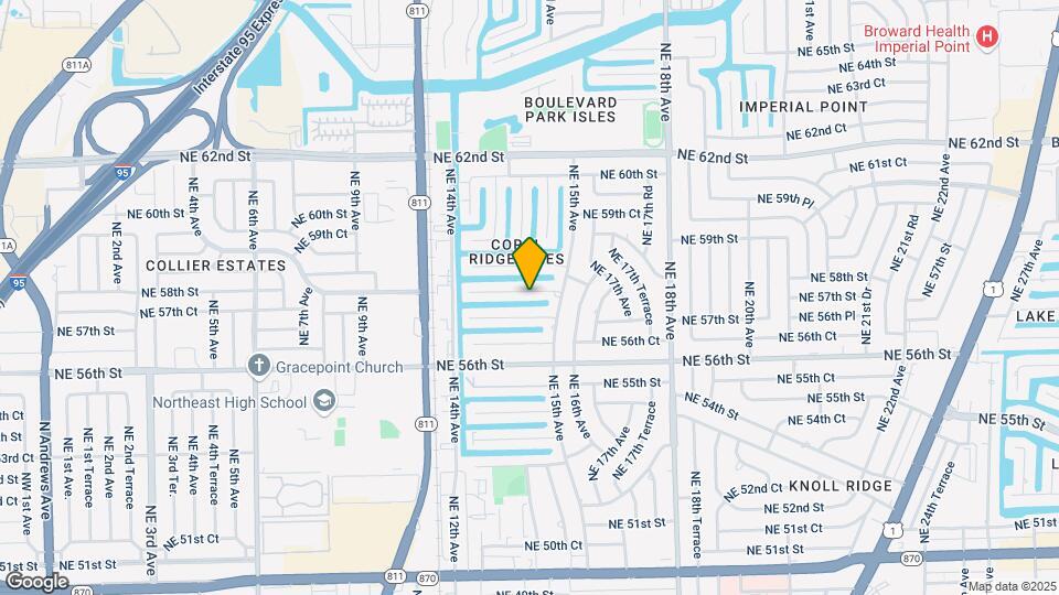 1466 NE 57th Ct Map and Location Details
