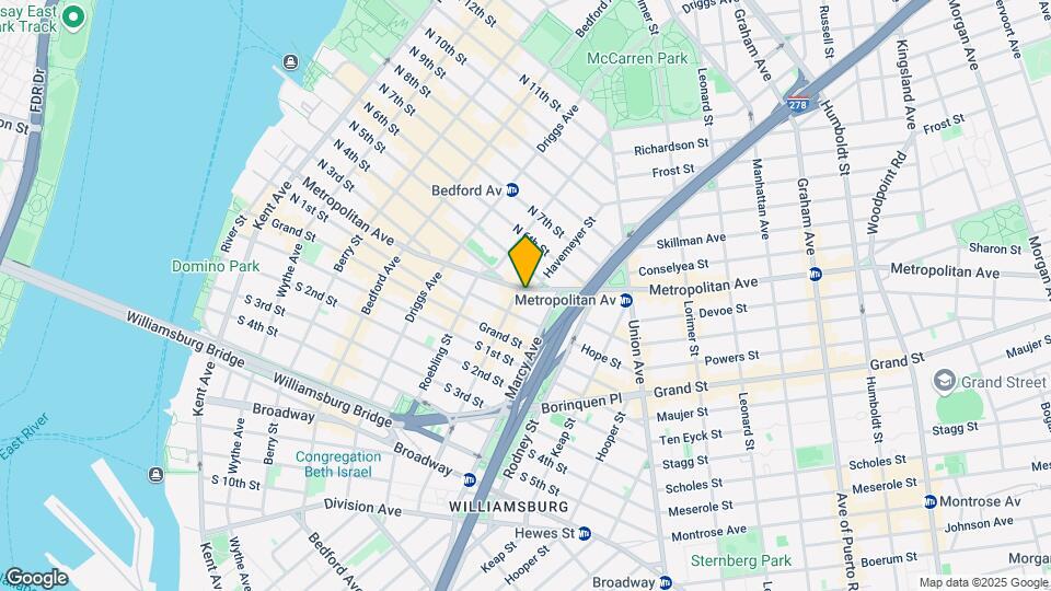 370 Metropolitan Ave Map and Location Details