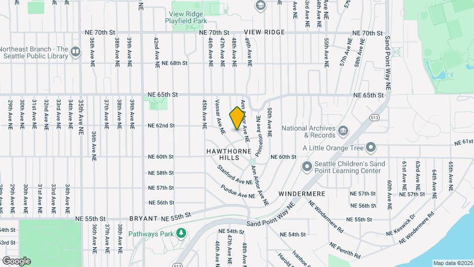 6007 Wellesley Way NE Map and Location Details