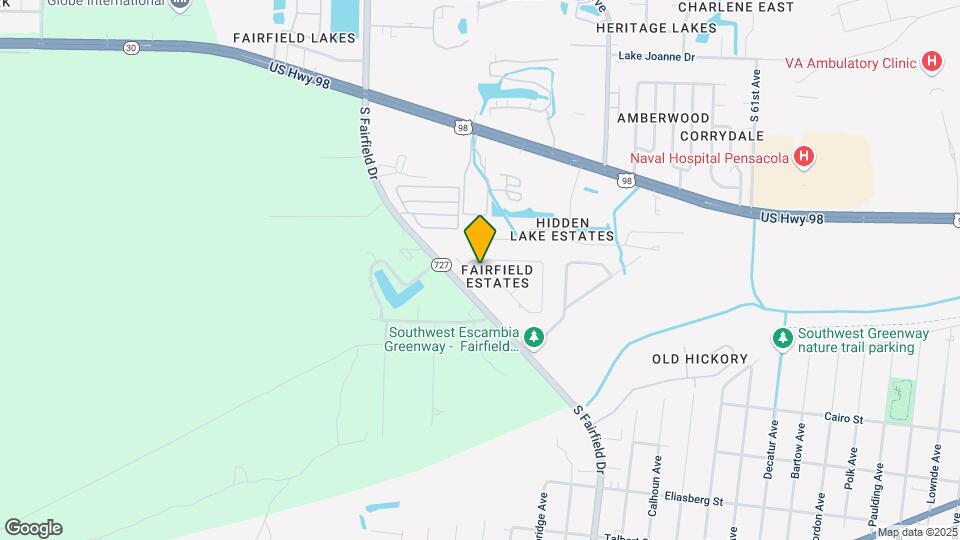 7301 Sandy Creek Dr Map and Location Details